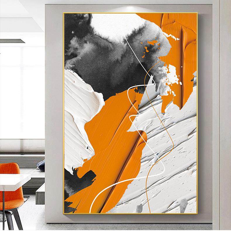 现代垂直入口装饰画斯堪的纳维亚客厅沙发背景墙走廊过道大挂画地,家居饰品,现代装饰画,淘宝优惠券,粉丝福利购,淘宝优惠卷