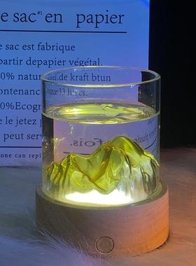 「左耳说」千里江山小夜灯台灯创意商务送礼中式浪漫寓意生日礼物