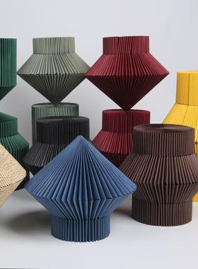 米兰折纸几何装饰品软装饰定制家具展示创意色卡纸斯堪的纳维亚简