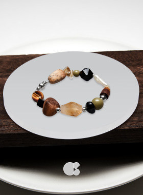 秋日撞色日常通勤高级百搭手链