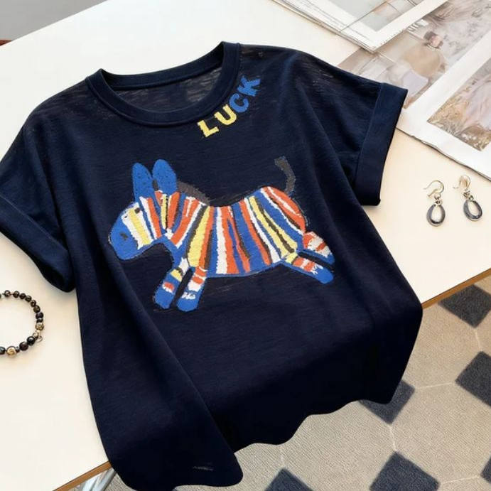 送运费险】灰色正肩圆领短袖t恤