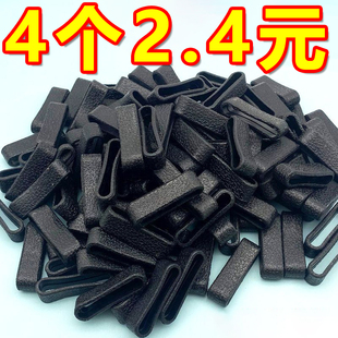 男生牛皮腰带皮圈环连接皮带尾部固定圈环配件皮套钥匙扣小皮圈环