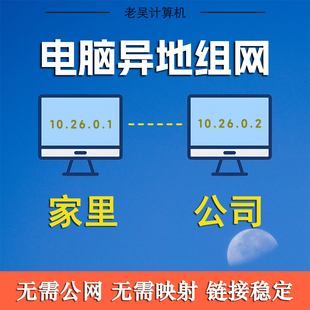 虚拟局域网(异地组网)工具,远程工作,异地组建局域网软件