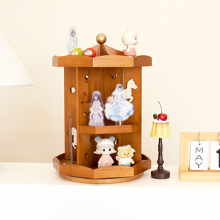 果设盲盒收纳展示架积木玩具乐高手办吧唧展示柜泡泡玛特展示盒