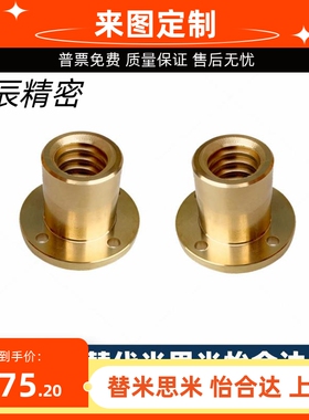 梯形丝杆铜螺母MTSPFR MTSPFL MTSPNR10 12 14 16 20 22 25 28 32