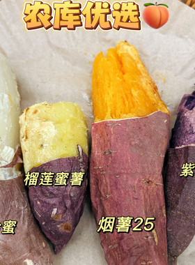 农库~ 自产农家田野沙地种植阜新软糯蜜甜彰武蜜薯东北地瓜中果