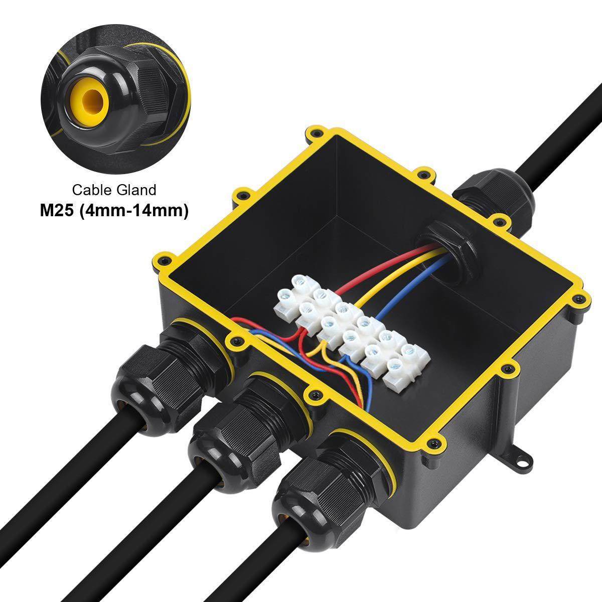 太阳能新能源IP68防水接线盒 多接头可选路灯塑料端子防水分线盒,五金/工具,接线盒,淘宝优惠券,粉丝福利购,淘宝优惠卷