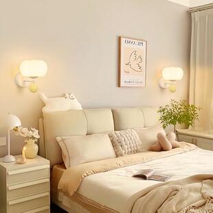 DGY壁灯卧室床头灯现代简约花朵氛围灯新款创意楼梯客厅背景墙灯