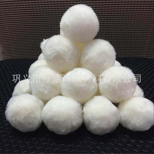 过滤泵纤维球 污水处理过滤材料 水族箱过滤泵纤维球鱼缸硝化毛球