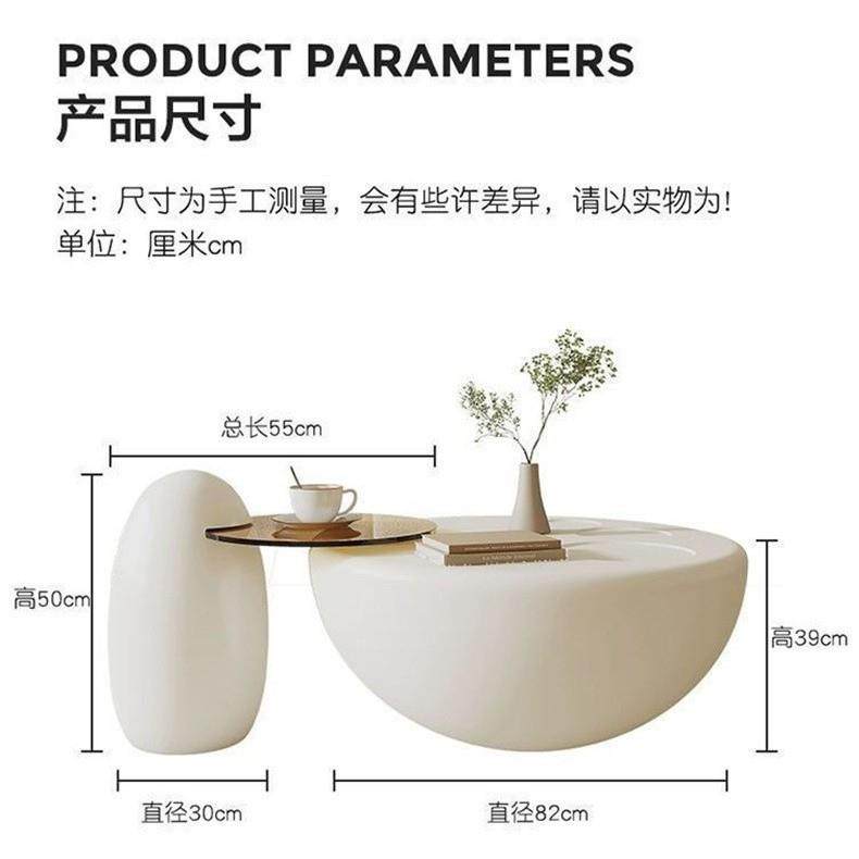 网红奶油风客厅家用小户型猫爪茶几桌现代简约艺术感家庭茶几,住宅家具,茶几,淘宝优惠券,粉丝福利购,淘宝优惠卷