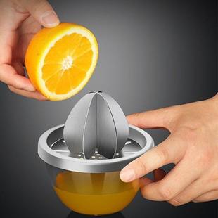 榨汁器不锈钢手动柠檬榨汁机便携式压汁器挤压家用压橙汁榨汁杯