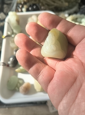 籽料独籽财神爷吊坠挂件525211