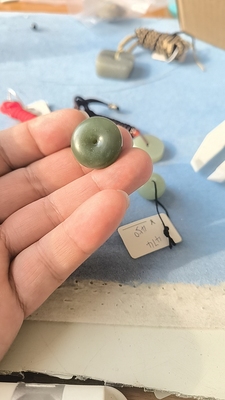 青王籽料平安扣吊坠525188