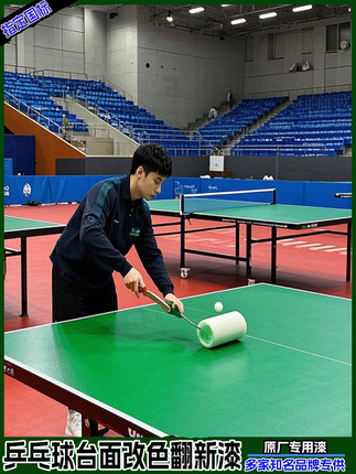 Table tennis table top refurbished paint Environmental-Friendly water paint two-component high-hardness environmental protection paint desktop self-painting Waterproof sunscreen paint