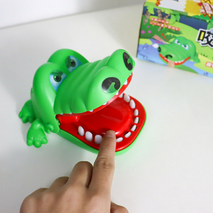 鳄鱼咬手指玩具按牙齿创意整蛊解压神器儿童课堂互动抽签游戏道具