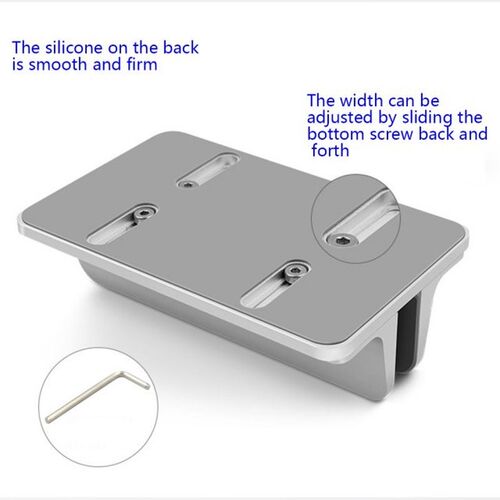 Duala-slot Vertical Adjustable Laptop Stand Tablets Cooling