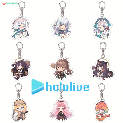 Hololive EN 噶呜·古拉 一伊那尔栖 森美声亚克力挂件钥匙扣挂件