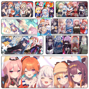 Hololive EN Vtuber 噶呜古拉 一伊那尔栖 华生 琪亚娜定制鼠标垫