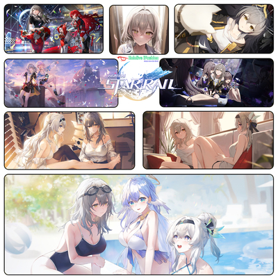 开拓者鼠标垫 星 星穹铁道 超大锁边桌垫游戏周边 Stelle