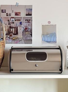 LYMTICS家用ins风韩系桌面收纳盒可视零食面包箱Bread Box