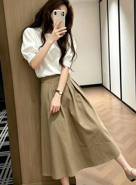 巨好看绝美漂亮连衣裙2026新款今年流行爆款韩系穿搭一整套装长裙