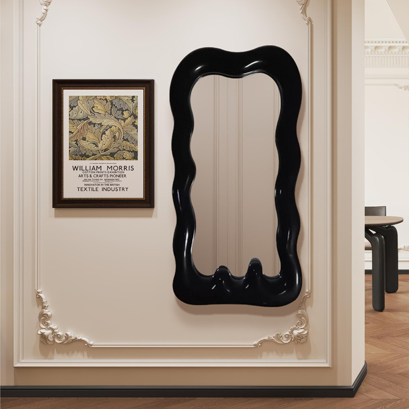 C2高颜值黑色落地全身镜