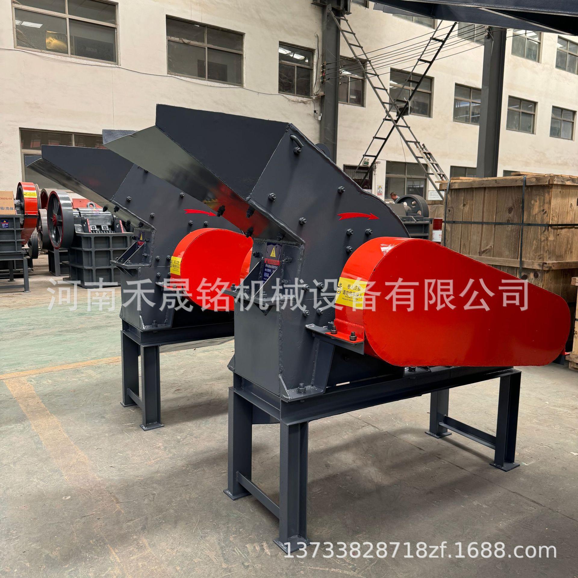 制造柴油动力锤式破碎机时产5-7吨水泥石块砖瓦碎片小型粉碎机