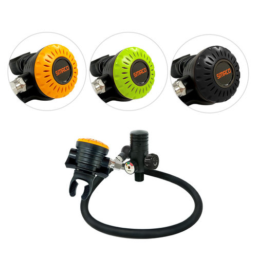 SMACO中压管360°旋转减压阀二级呼吸阀水肺潜水呼吸管呼吸器