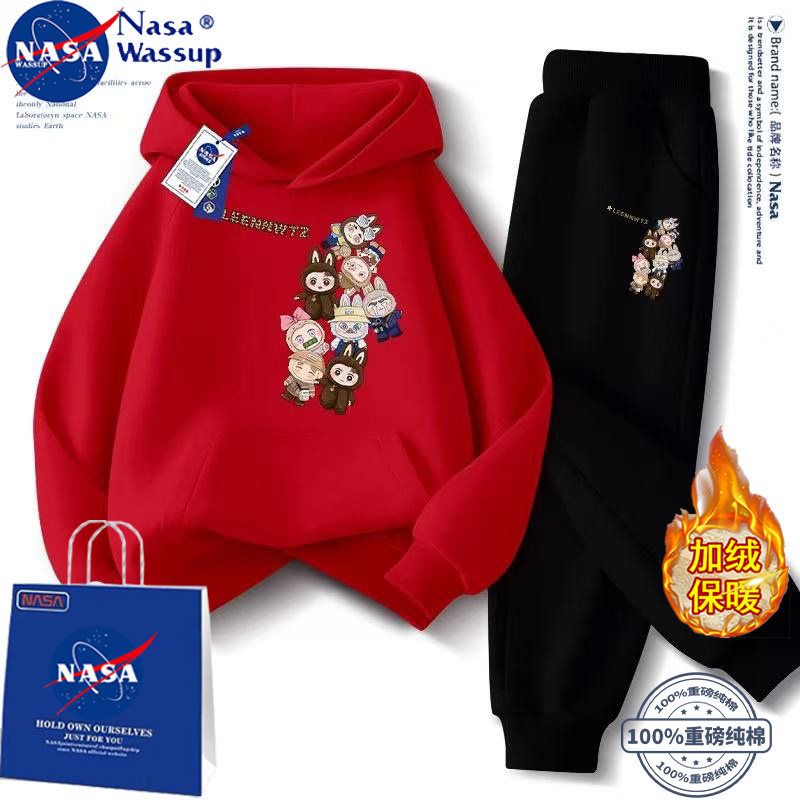 NASA拉布布连帽卫衣套装