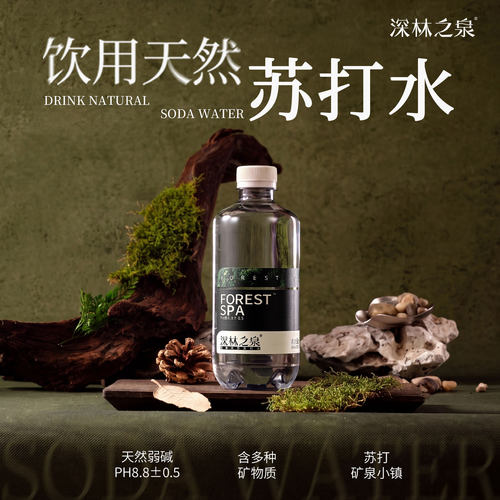 蓝岸深林之泉克东天然饮用苏打水