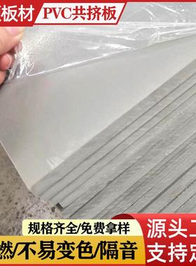 pvc板10mm12mm15mmpvc塑料板灰色硬板设备垫板护板移动卫生间地板