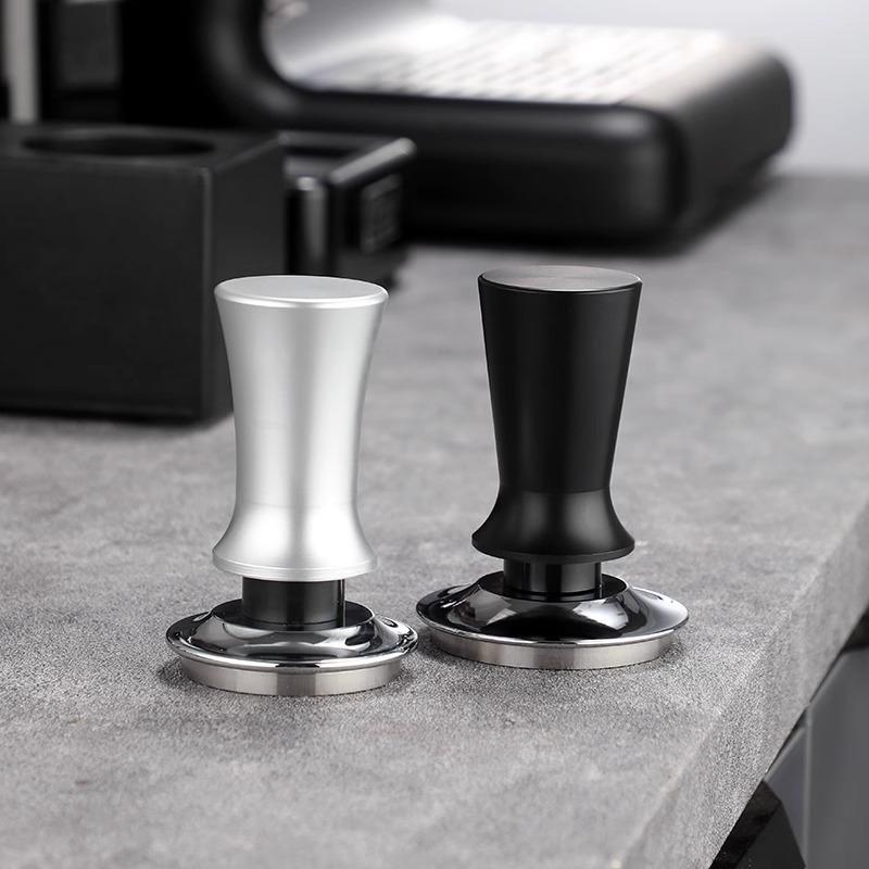 意式咖啡机恒定压粉器不锈钢恒定压粉锤51/53/58mm防压偏粉锤套装