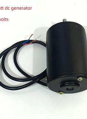 永磁直流发电机12V24V伏100W180W300瓦手摇风力脚踏水力电瓶充电