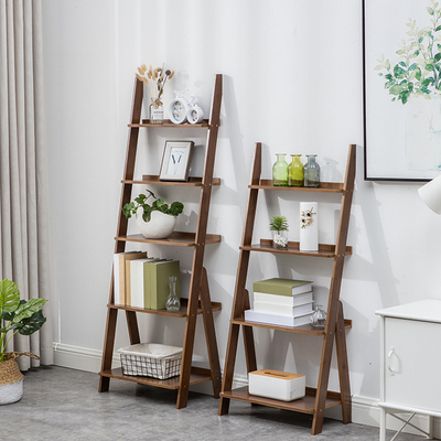 书架落地置物架客厅靠墙收纳层架多层花架创意梯形架子阶梯式展示