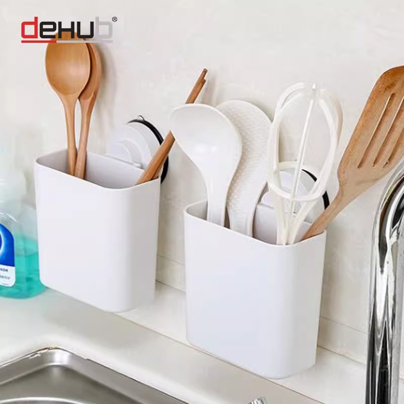 dehub免打孔吸盘无痕壁挂收纳桶