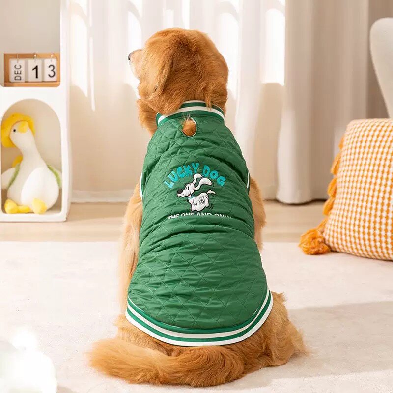 秋冬新款大狗狗绒衣马甲中大型犬金毛萨摩耶两脚棉衣宠物大狗衣服