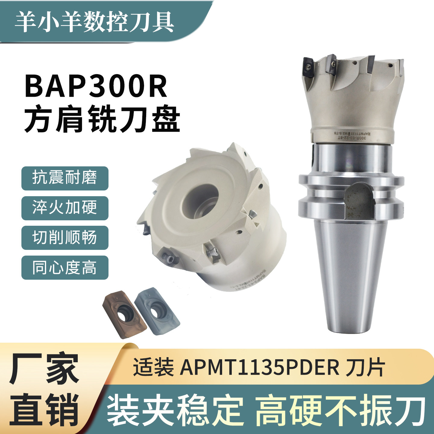 数控90度直角数控铣刀盘BAP300R图片