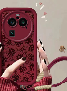 适用于OPPOFindx6pro手机壳findx6新款硅胶防摔oppofindx5pro高级感全包软壳男女款findx3新年x3pro喜庆新年