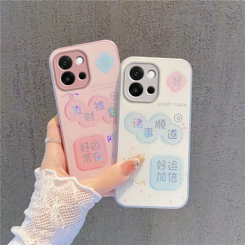 适用一加13T手机壳1+13T保护套oppo新款oneplus电镀玻璃PKX110全包防摔男女1加1十专用十三t硬壳外壳诸事顺遂