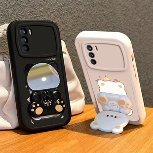 适用OPPOK9Pro手机壳小熊支架OPPO新款K9Por套OPK高级感OPPK09KPro5G硅胶OPP0PP0PPO全包PPOK防摔OPOPK男Pr女