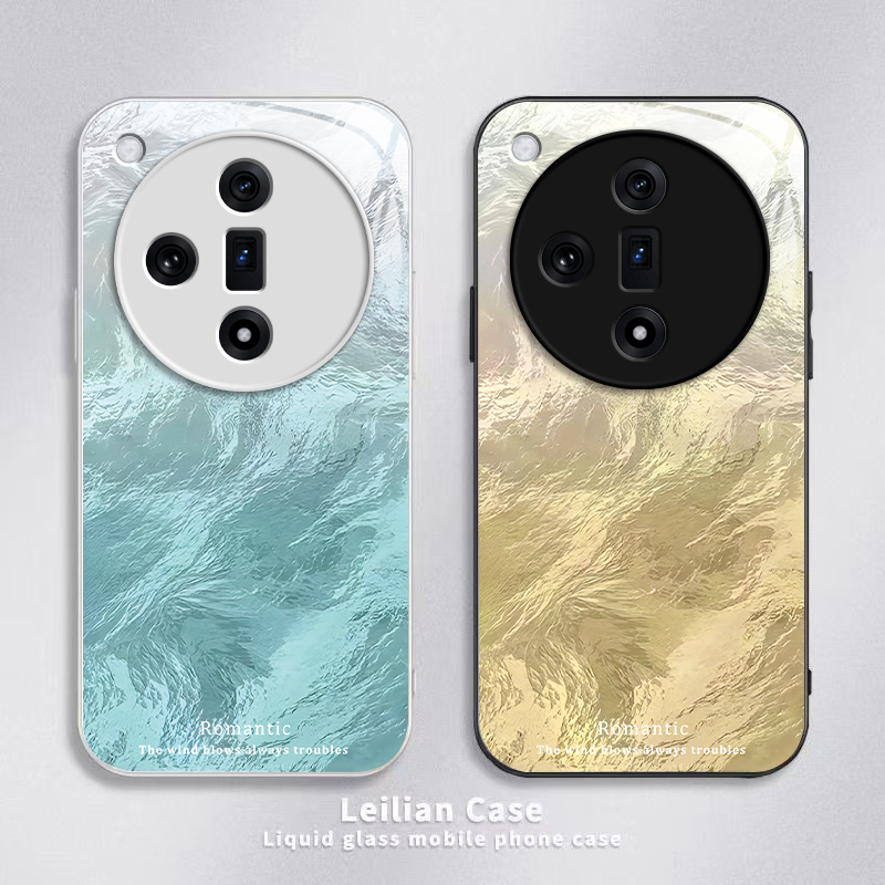 适用OPPOFindX7手机壳OPPO Find X7Pr0新款FindX7ultra套OPPOX玻璃0PP0FandX全包防摔OPPOFandX女渐变羽纱