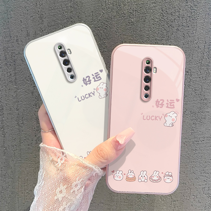 适用OPPOReno2Z手机壳OPPO新款套OPPORenoZ升降摄像头OPPOZ硅玻璃0PP0Ren02Z全包OPPORen防摔Rone男女好运兔