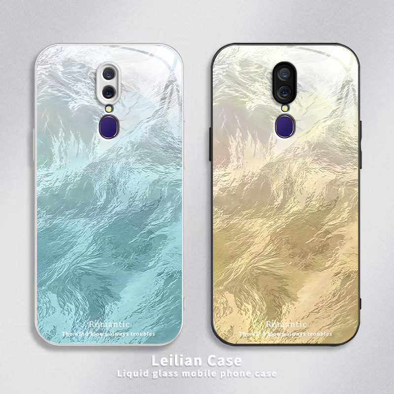 适用OPPOA9手机壳OPPO新款A9x保护OPA套OPPA玻璃OPP0PP0PPO全包PPOA防摔OPOPA简约OPPOAX/OPOOA男女渐变羽纱