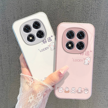 适用红米Note15Pro手机壳RedmiNote15十保护套Redmi小米新款液态硅胶全包防摔外壳RED加5G+115G男女好运兔子