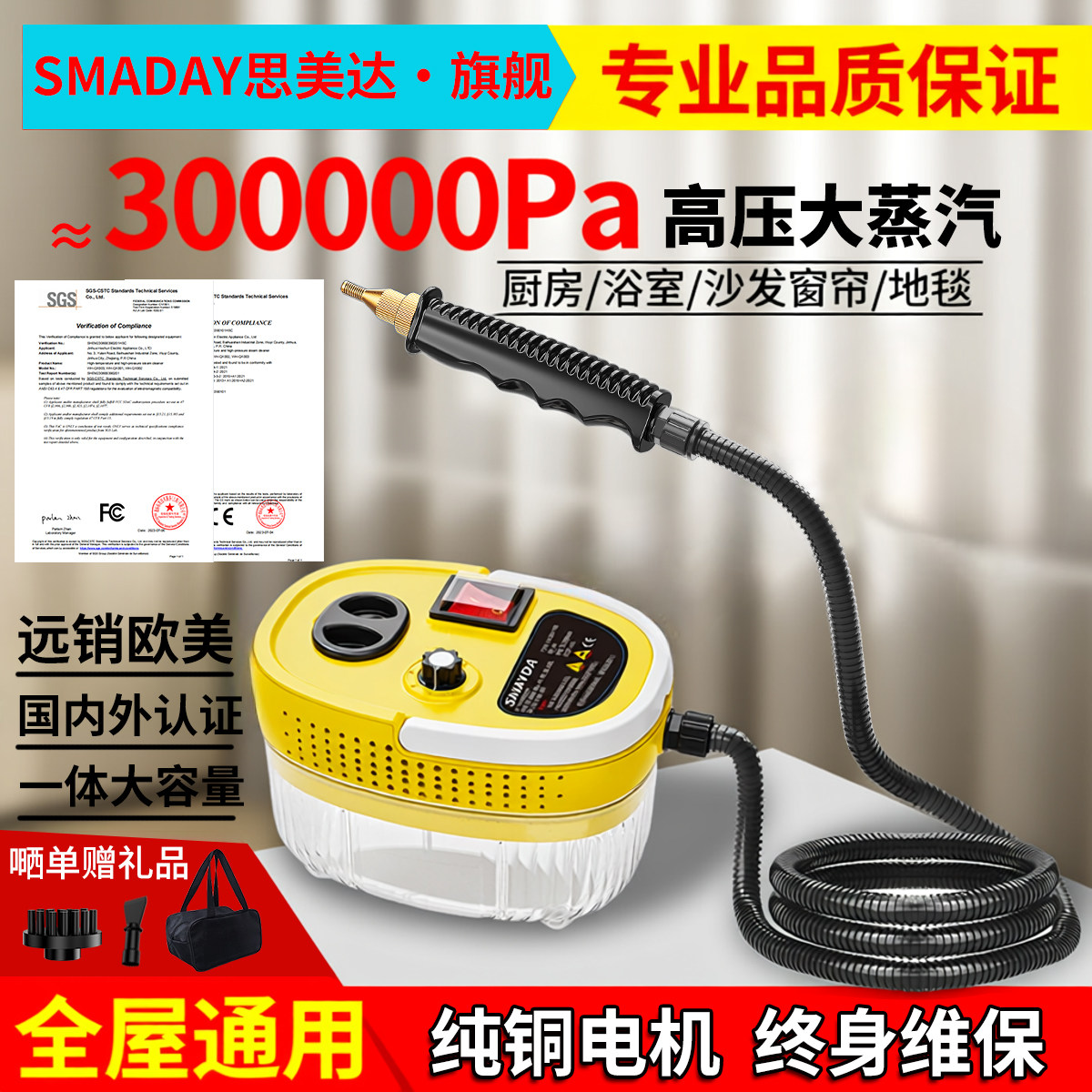 高温高压蒸汽清洁机家用空调厨房油烟机清洗机洗车机商用消毒工具