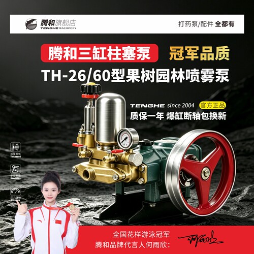 腾和TH-26/60型三缸打药柱塞泵