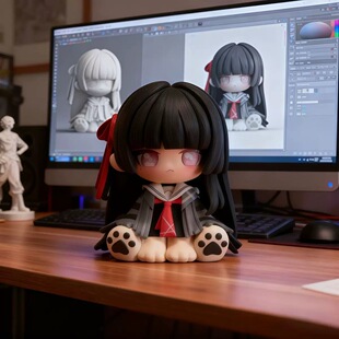 【全款】鸣潮Q版千咲手办模型潮玩摆件二次元gk动漫美少女周边