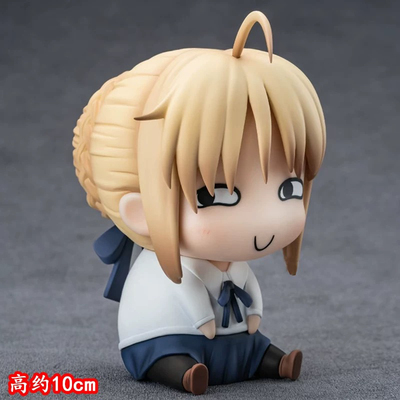 【全款】阿尔托莉雅亚瑟王Q版塞巴GK手办创意公仔二次元摆件模型