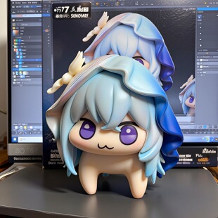 守岸人 岸宝doro手办鸣潮桃乐丝手办二次元美少女周边模型摆件