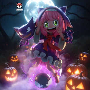 阿尼亚cos鬼怪女孩耿鬼GK手办间谍过家家摆件模型礼物 全款